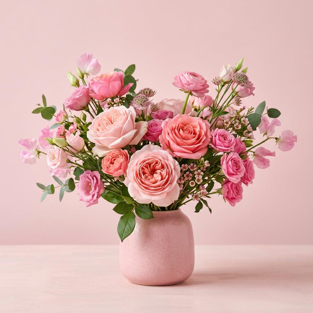 Pink Rose Floral Arrangement